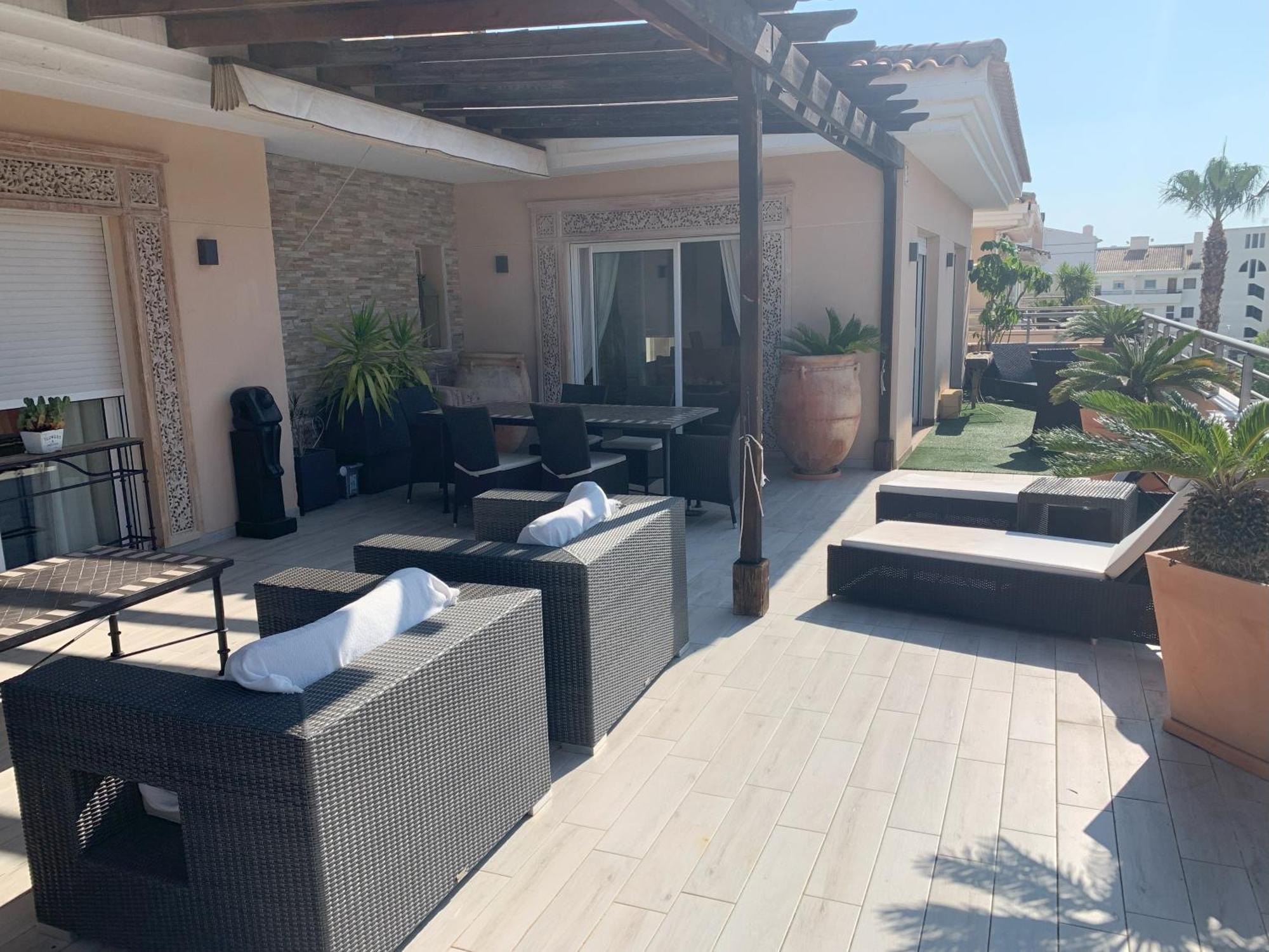 Penthouse - Residence La Mina - Albir Avec Wifi Gratuit El Albir Luaran gambar